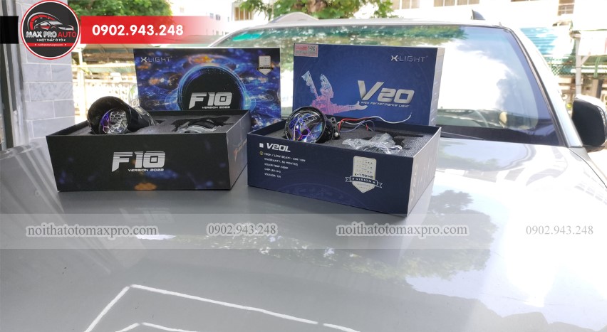 đèn bi led cho xpander