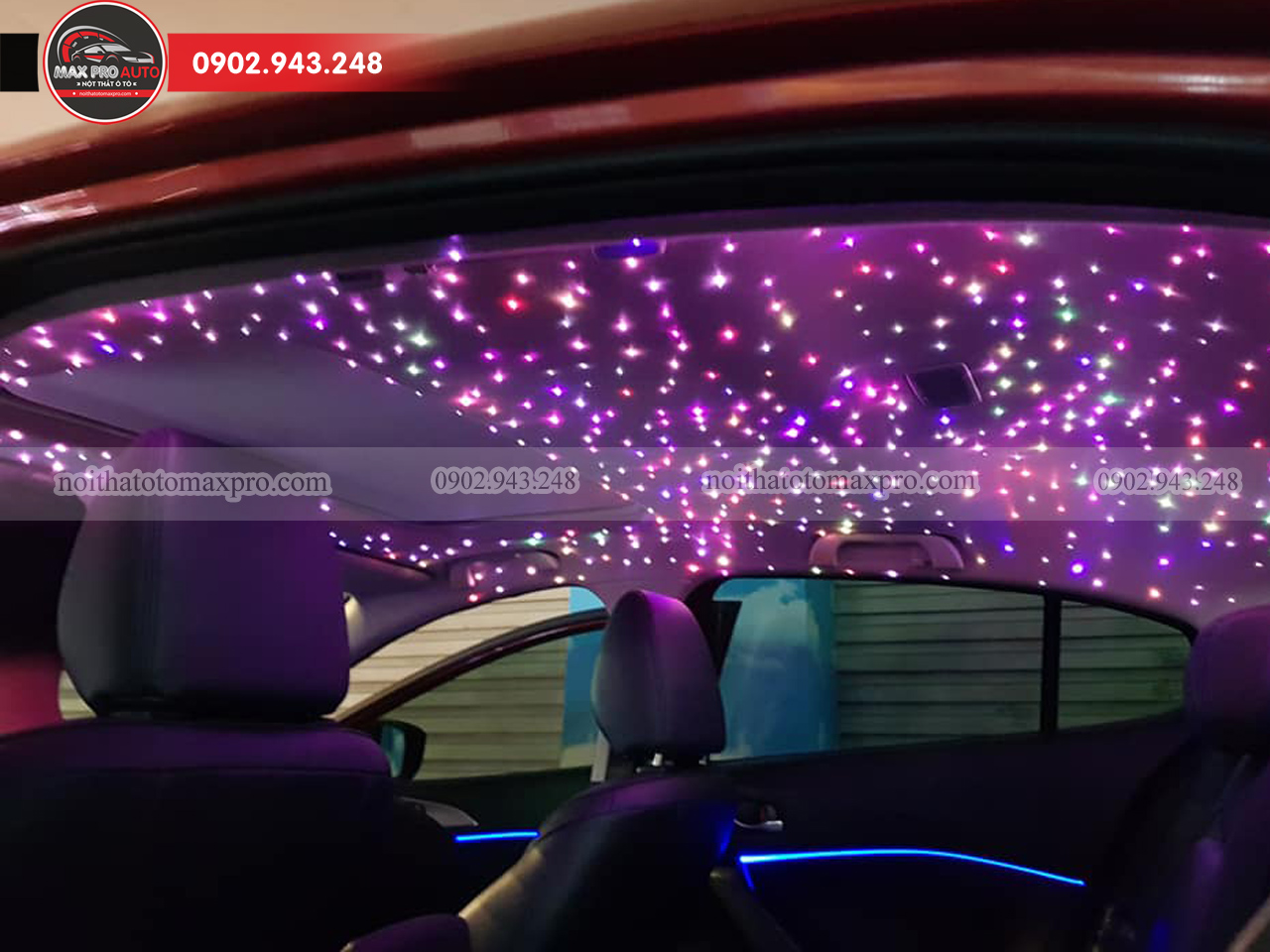 đọ đèn led trần cho xe ô tô